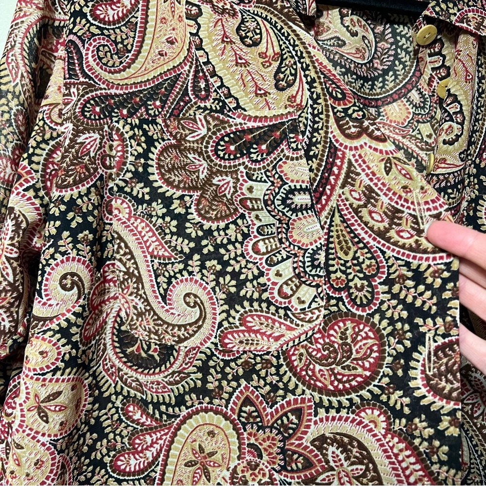 Jaeger button blouse - Picture 6 of 12